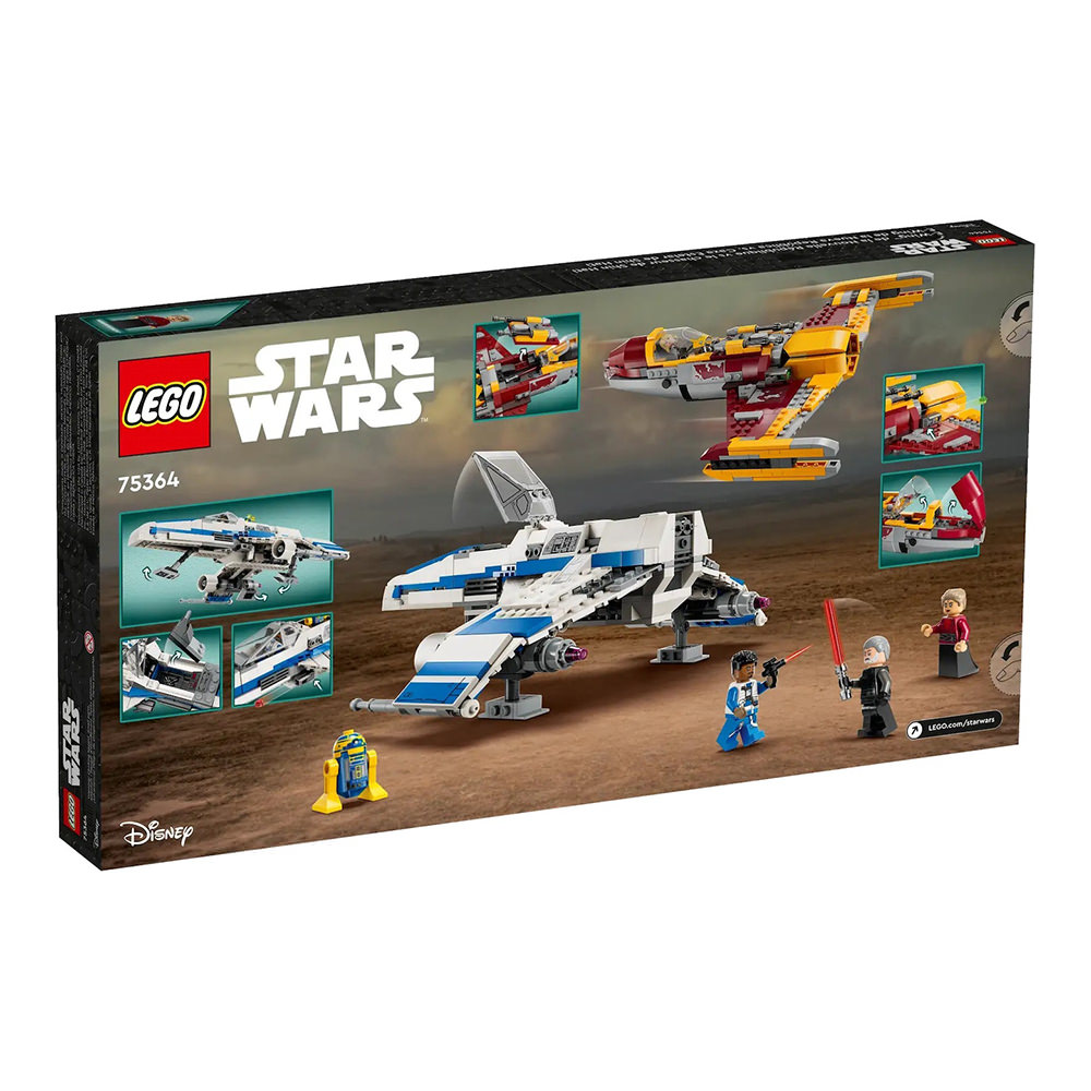 LEGO Star Wars New Republic E-Wing vs. Shin Hati’s Starfighter Set ...