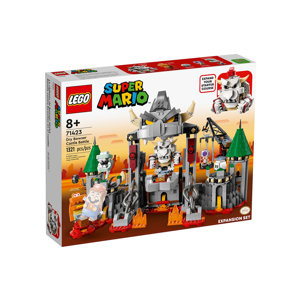 LEGO Super Mario Dry Bowser Castle Battle Expansion Set 71423LEGO Super ...