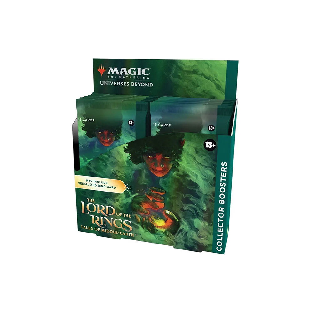 Magic: The Gathering TCG The Lord of The Rings Tales of Middle-Earth Collector Booster Box 12 Packs (180 Cards + Topper)