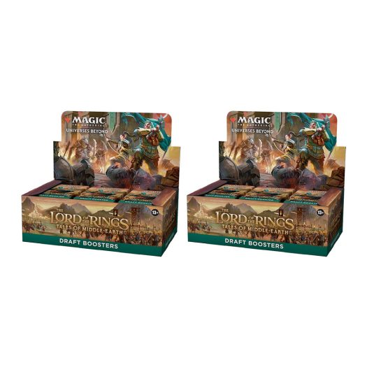 Magic: The Gathering TCG The Lord of The Rings Tales of Middle-Earth Draft Booster Box 2x Lot