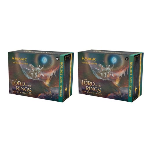 Magic: The Gathering TCG The Lord of The Rings Tales of Middle-Earth Gift Bundle Box 2x Lot
