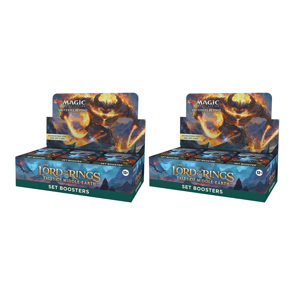Magic: The Gathering TCG The Lord of The Rings Tales of Middle-Earth Set Booster Box 2x Lot