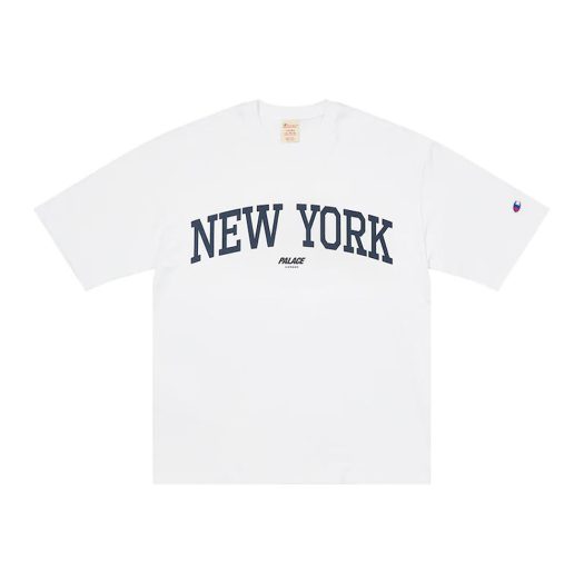 Palace Champion New York Shop T-shirt White