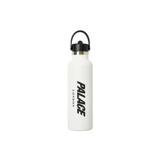 Palace Hydro Flask 21 Oz Standard Mouth With Flex Straw Cap White