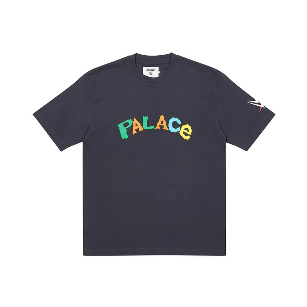 Palace x WWE Nice Day T-Shirt NavyPalace x WWE Nice Day T