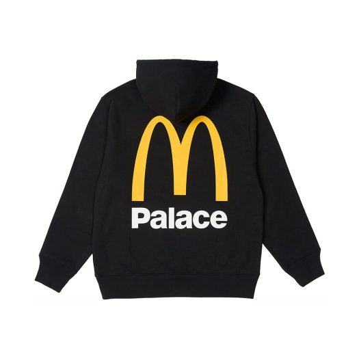 Palace x McDonald's Logo Hood Black