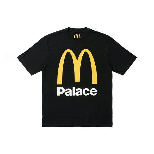 Palace x McDonald's Logo T-shirt Black