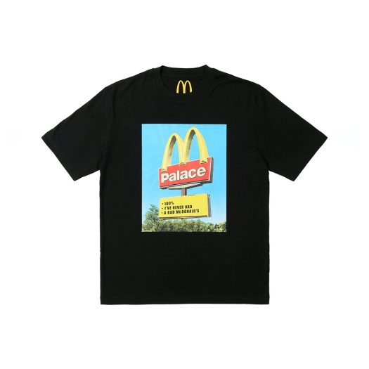 Palace x McDonald's Sign T-shirt Black
