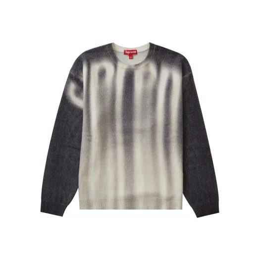 Supreme Blurred Logo Sweater Black