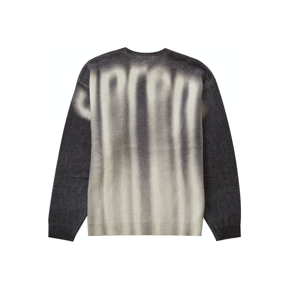 Supreme Blurred Logo Sweater Black