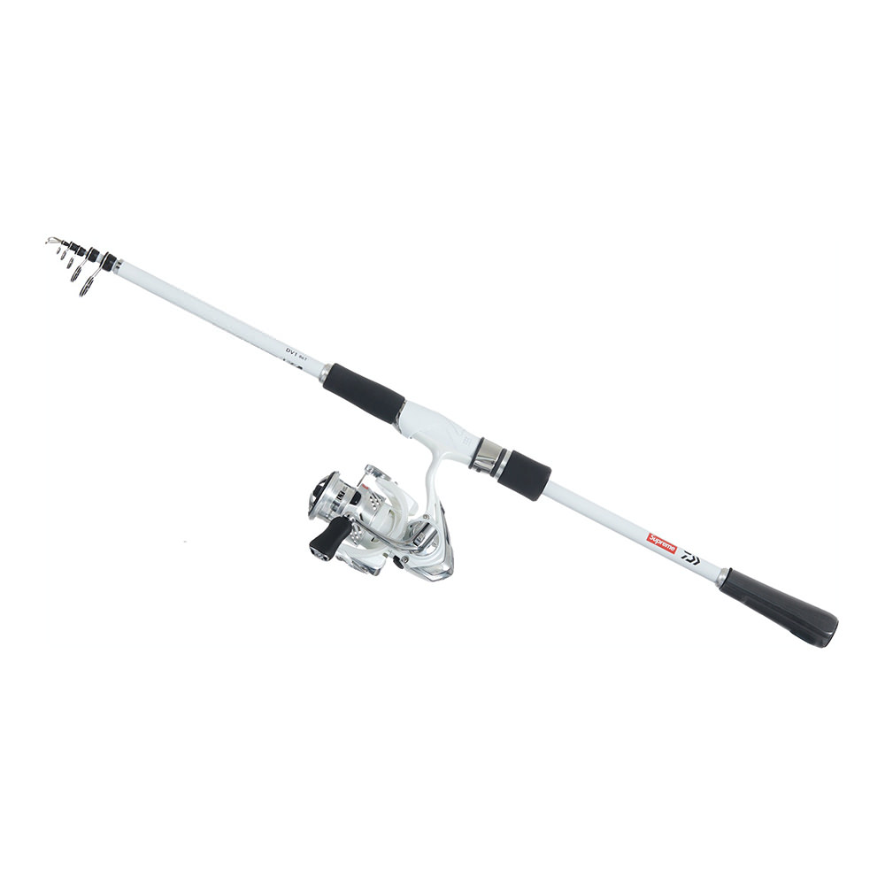 Supreme Daiwa DV1 Fishing Rod and Reel WhiteSupreme Daiwa DV1 Fishing Rod and Reel White OFour