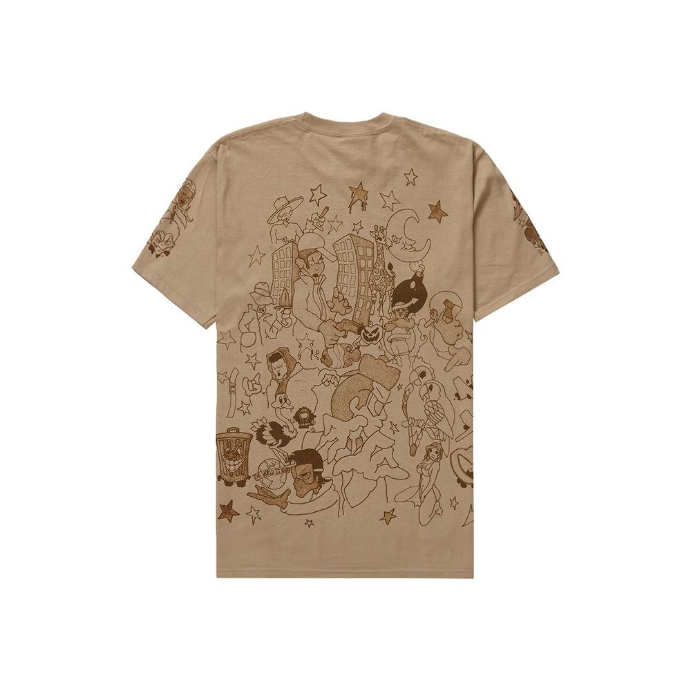 値下げ！！！！！Supreme Tonal Box Logo Tee Khaki cliffedge_23022803