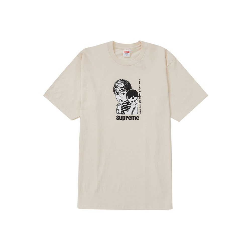 Supreme Freaking Out Tee NaturalSupreme Freaking Out Tee Natural - OFour