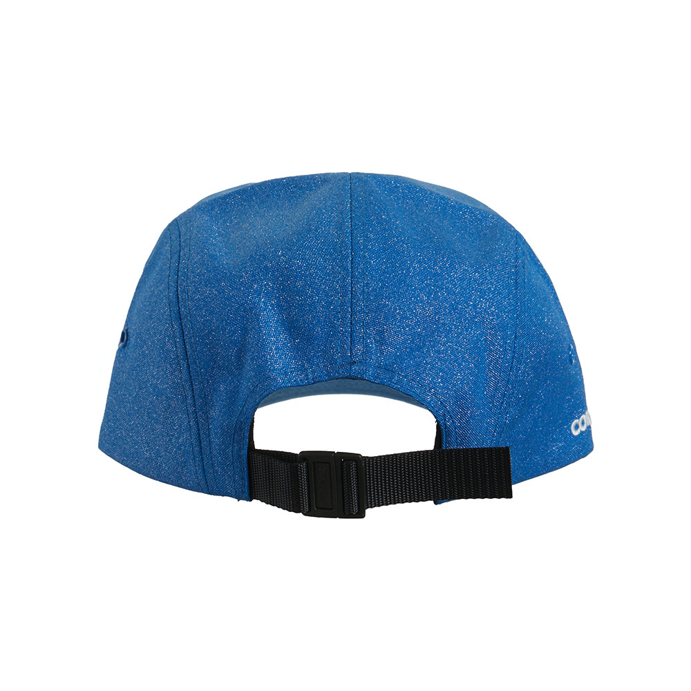 Supreme Glitter Cordura Camp Cap Light Royal