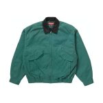 supreme-leather-collar-utility-jacket-green-1