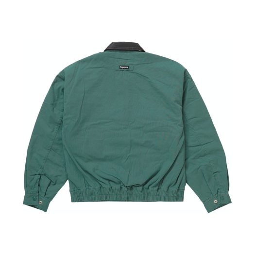 supreme-leather-collar-utility-jacket-green-3