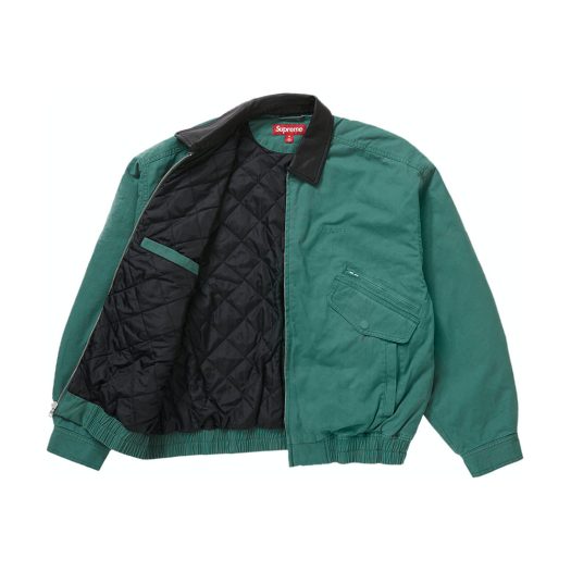 supreme-leather-collar-utility-jacket-green-4