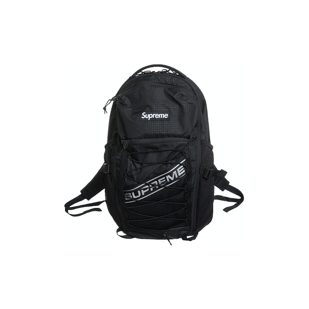 Supreme Logo Backpack BlackSupreme Logo Backpack Black - OFour