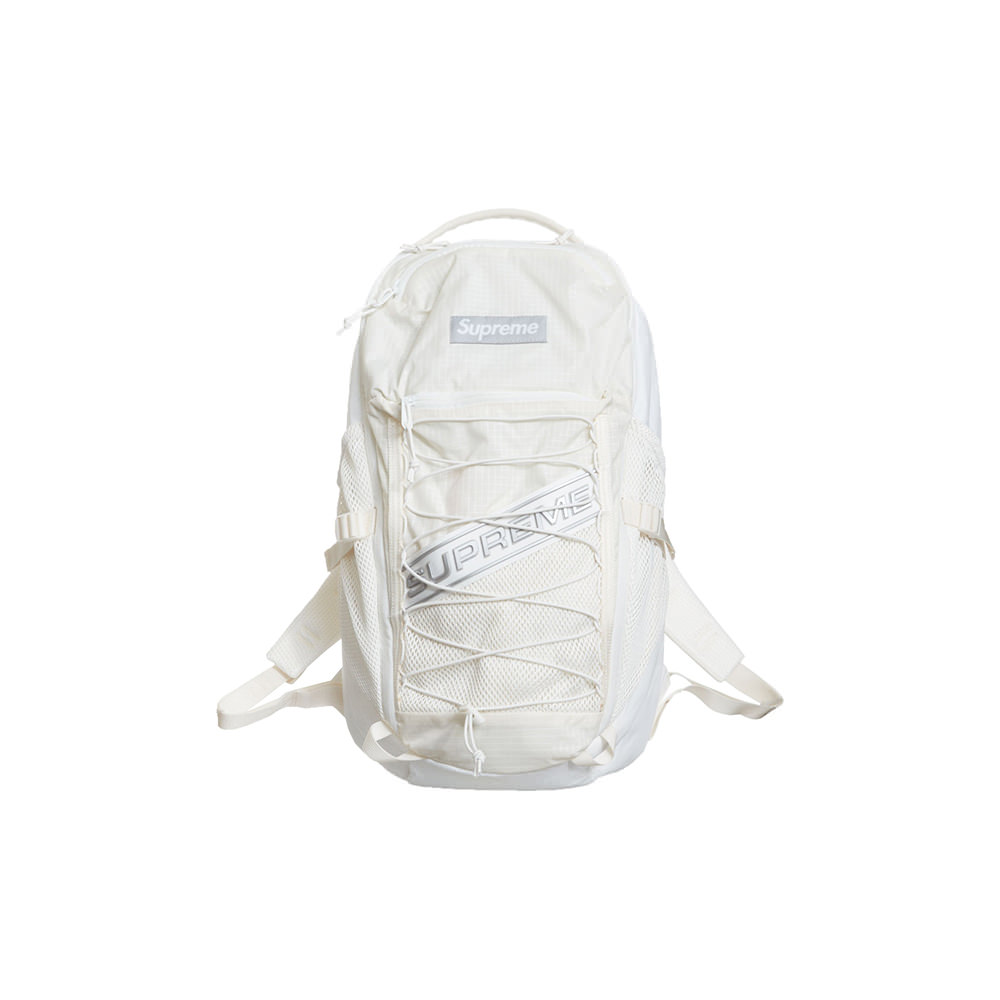 Supreme backpack black and cheap white