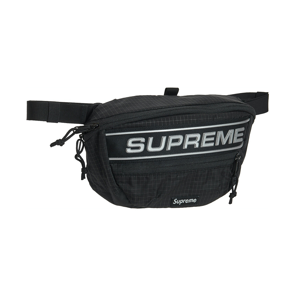 Supreme fw18 black waist on sale bag