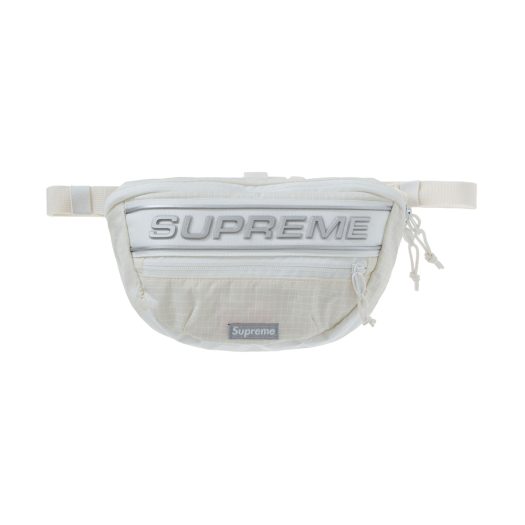 Supreme Logo Waist Bag White