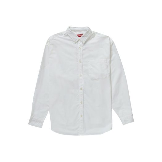 Supreme Loose Fit Oxford Shirt White