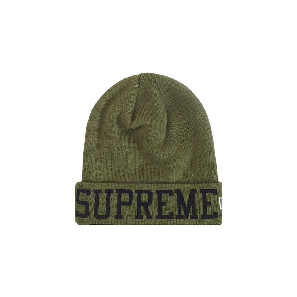 Supreme New Era Varsity Beanie Olive