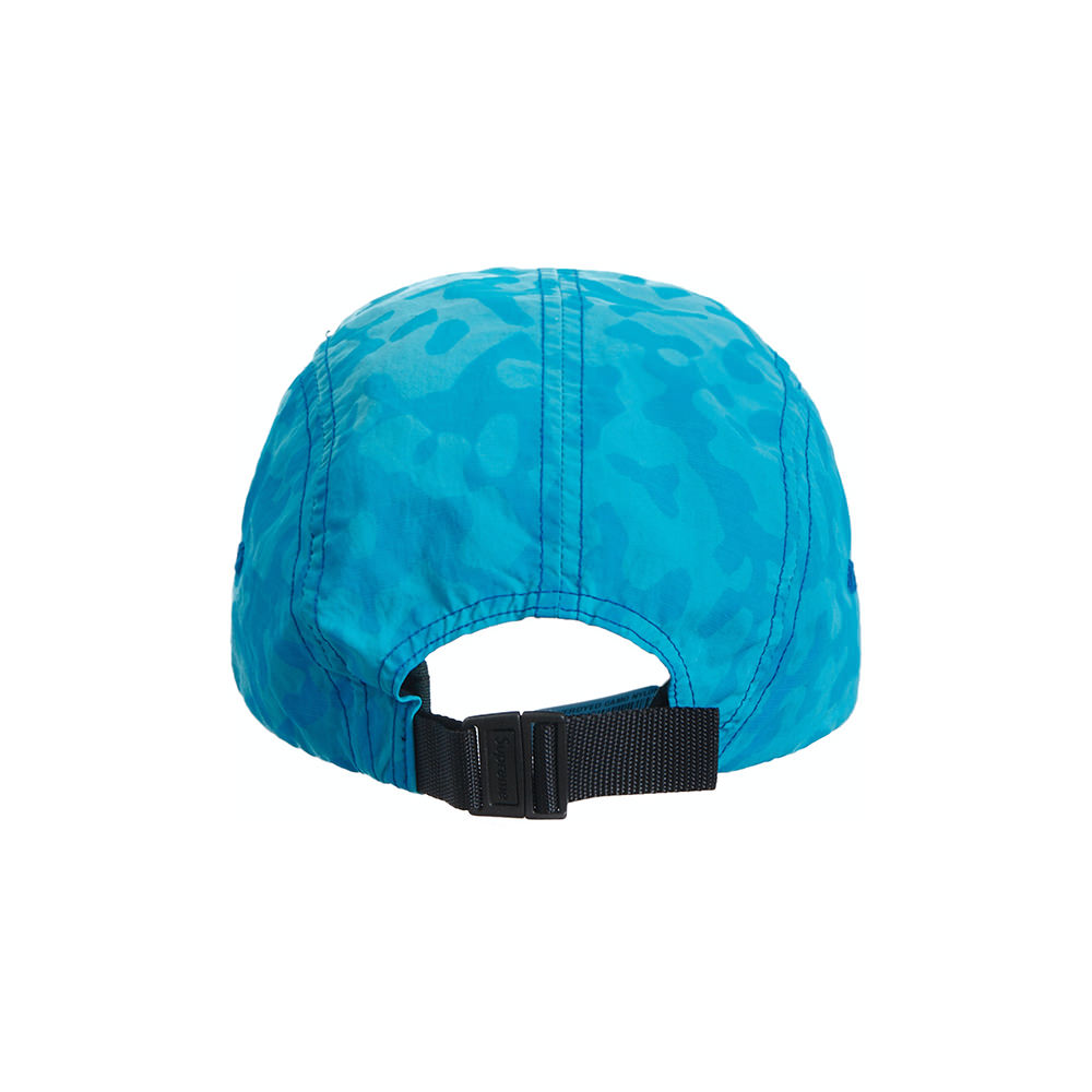 Supreme Overdyed Camo Nylon Camp Cap Blue