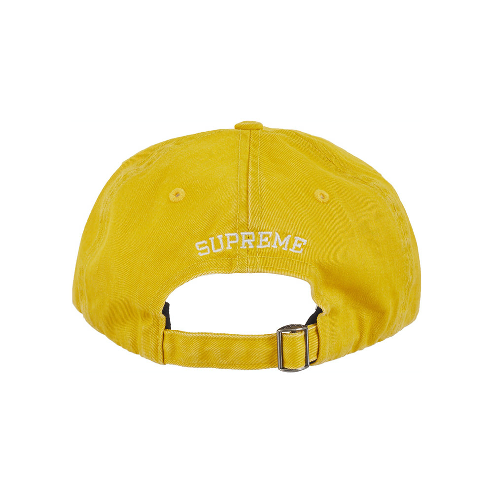 Supreme Pigment Print S Logo 6-Panel (FW23) Yellow