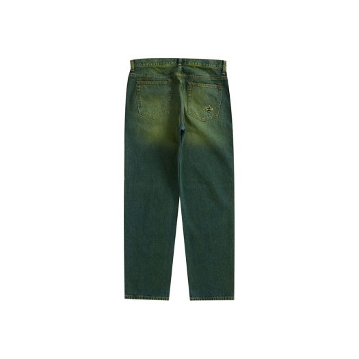 supreme-regular-jean-overspray-green-2