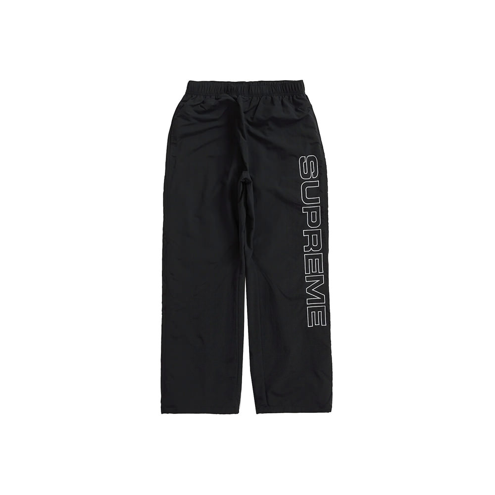 Supreme Spellout Embroidered Track Pant BlackSupreme Spellout ...