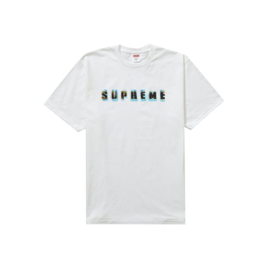 Supreme Stencil Tee White