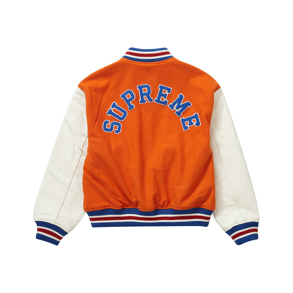 Supreme Tiger Varsity Jacket OrangeSupreme Tiger Varsity Jacket Orange -  OFour