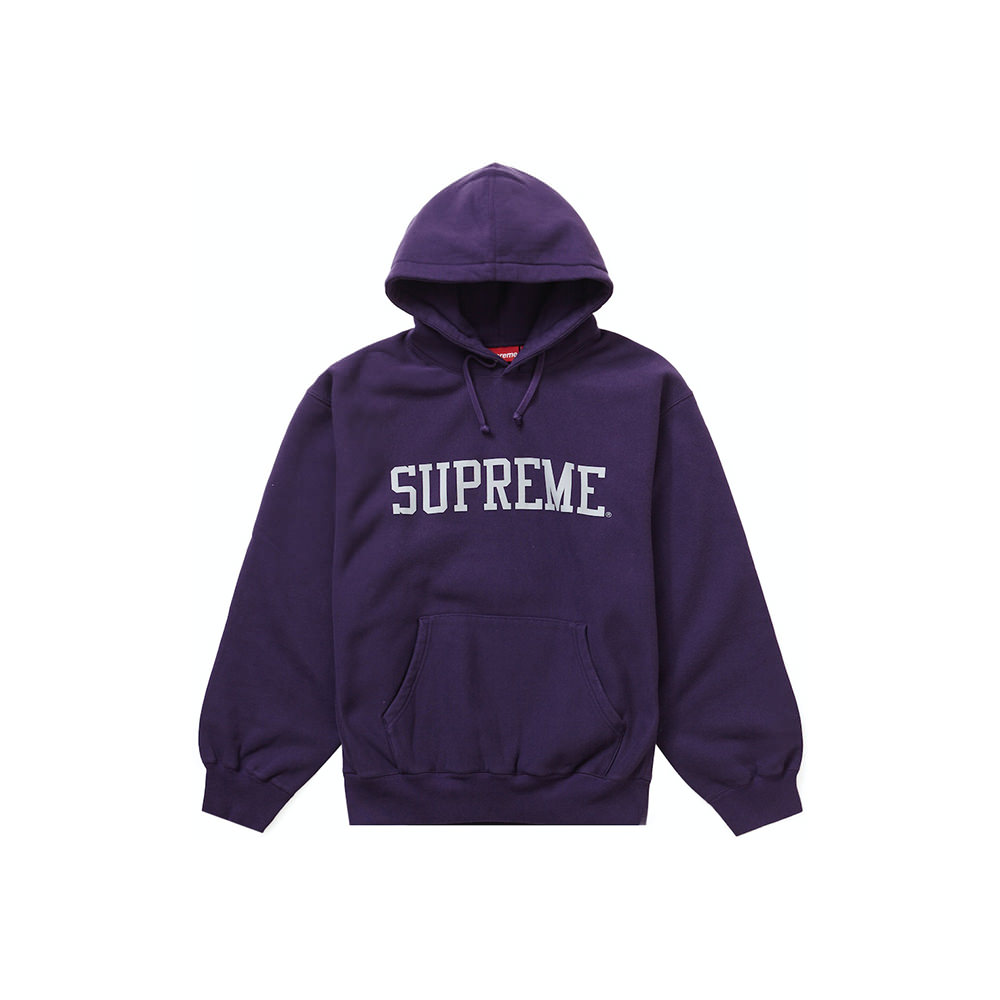 Supreme Varsity Hooded Sweatshirt Dark Purple