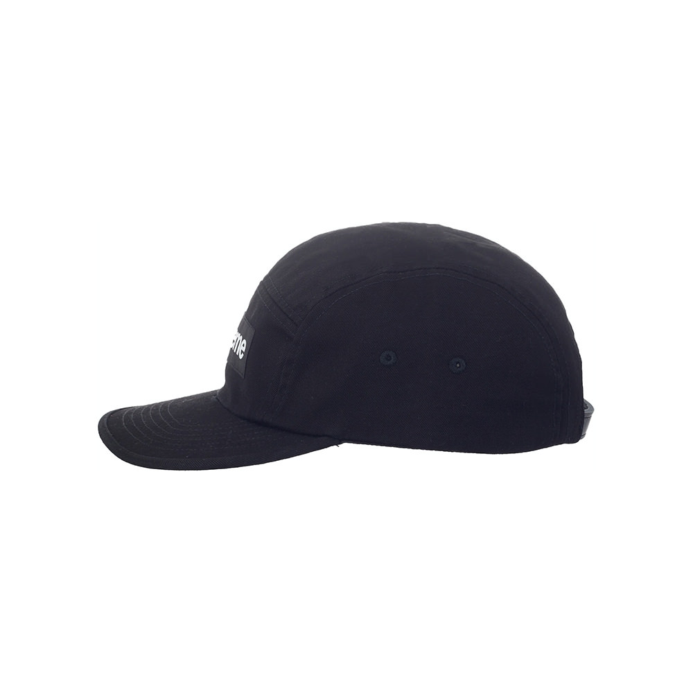 Supreme Washed Chino Twill Camp Cap (FW23) BlackSupreme