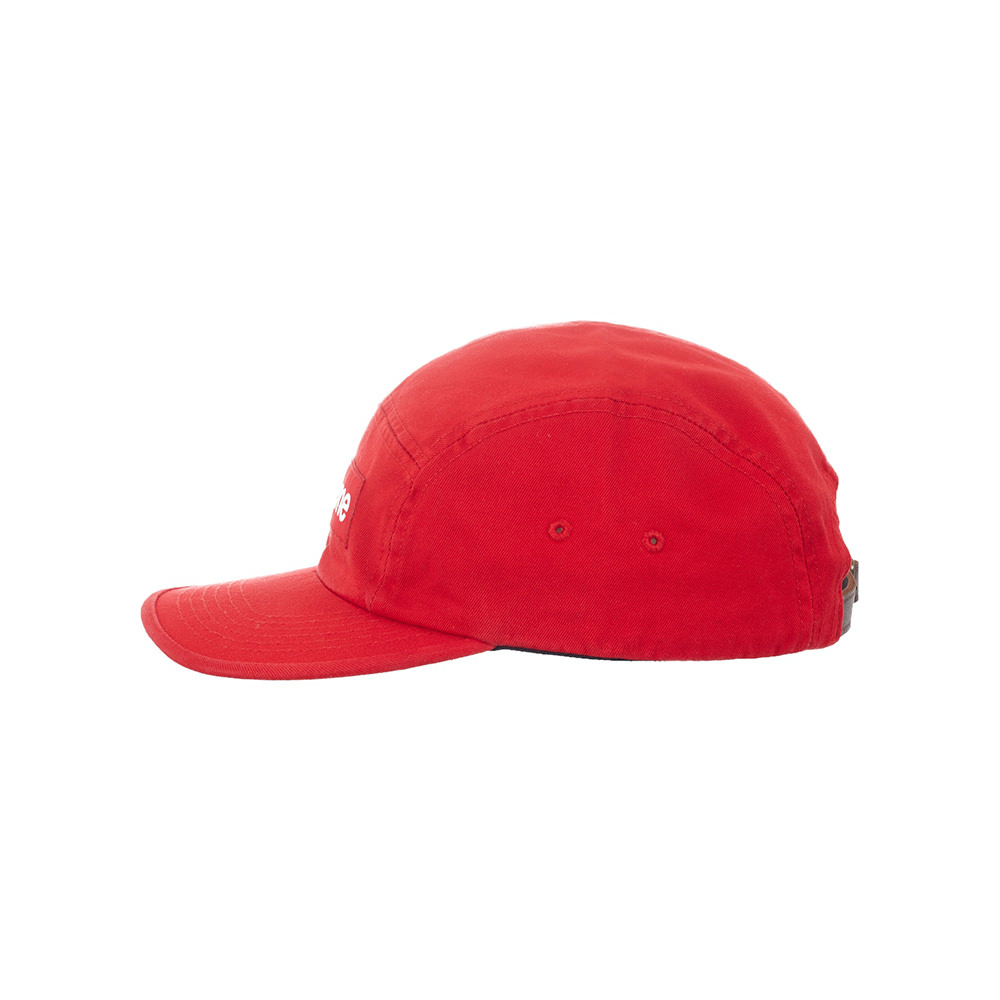 Supreme Washed Chino Twill Camp Cap (FW23) Red