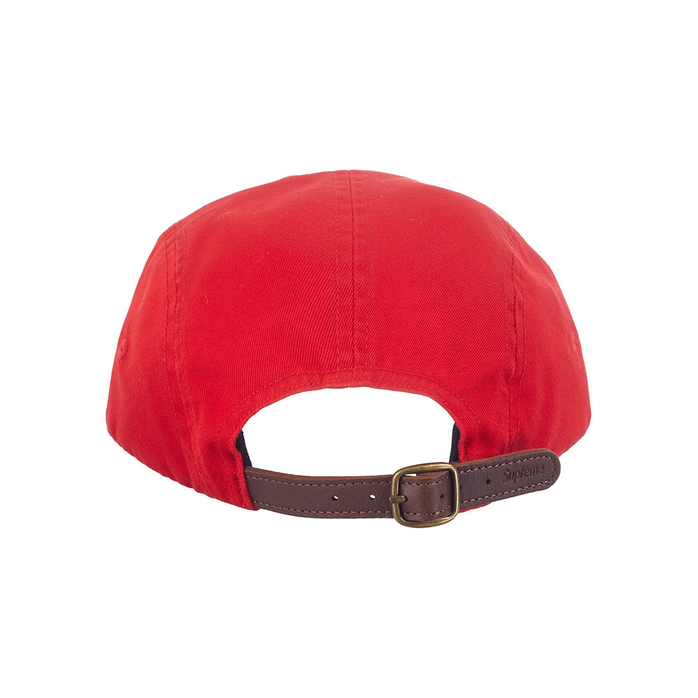 Supreme Washed Chino Twill Camp Cap (FW23) Red