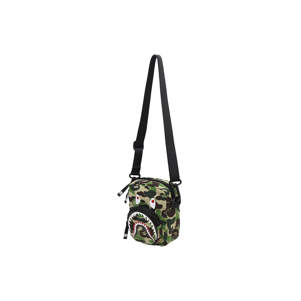 BAPE ABC Camo Shark Mini Bag GreenBAPE ABC Camo Shark Mini Bag Green