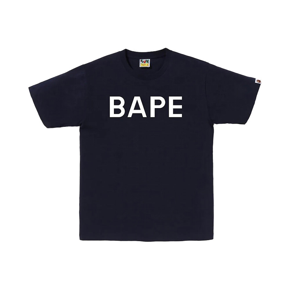 BAPE Logo Tee Navy