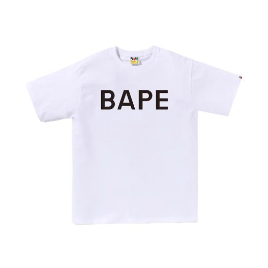 BAPE Logo Tee White