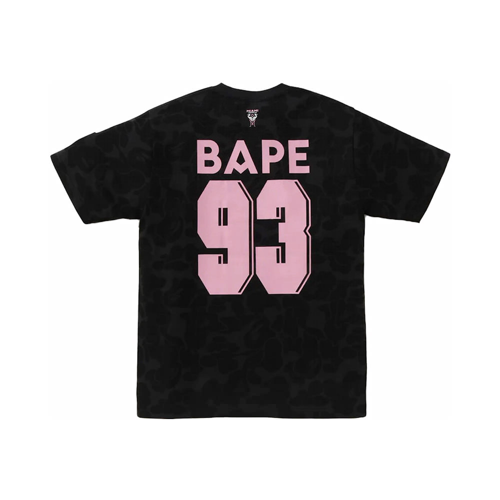 BAPE x Inter Miami CF Camo Tee Black