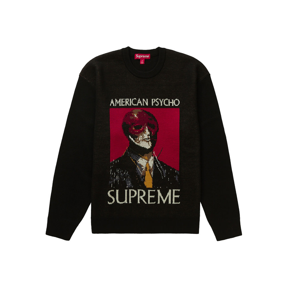 Supreme American Psycho Sweater BlackSupreme American Psycho