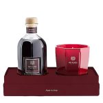 DR. VRANJES Rosso Nobile reed diffuser and scented candle gift set