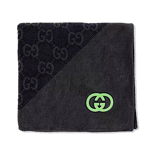 GG Jumbo logo-print cotton towel 95cm x 165cm