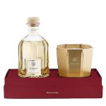 DR. VRANJES Ambra scented reed diffuser and candle gift set