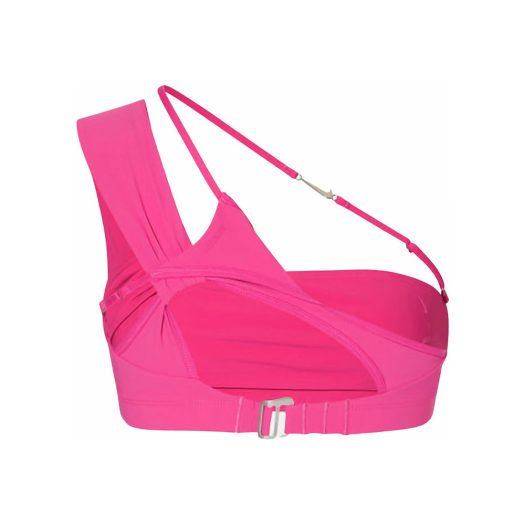 Jacquemus x Nike La Brassière Drapée Sports Bra Dark Pink