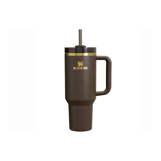 Stanley Chocolate Flowstate Quencher 40oz Tumbler Chocolate Gold