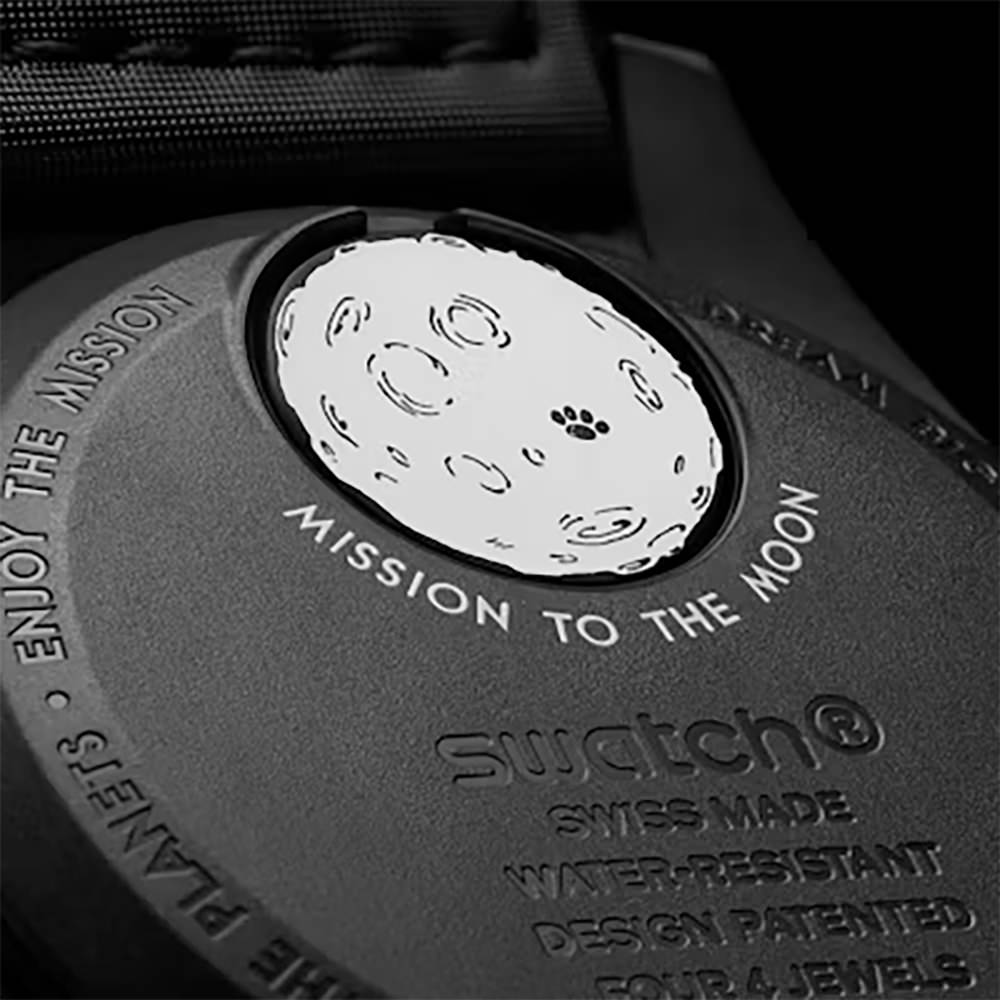 Swatch x Omega Bioceramic Moonswatch Mission To Moonphase Snoopy  