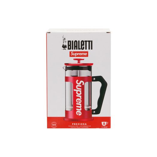 Supreme Bialetti 8-Cup French Press Red